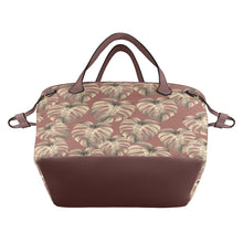 Load image into Gallery viewer, Monstera Mauve Canvas Tote Bag