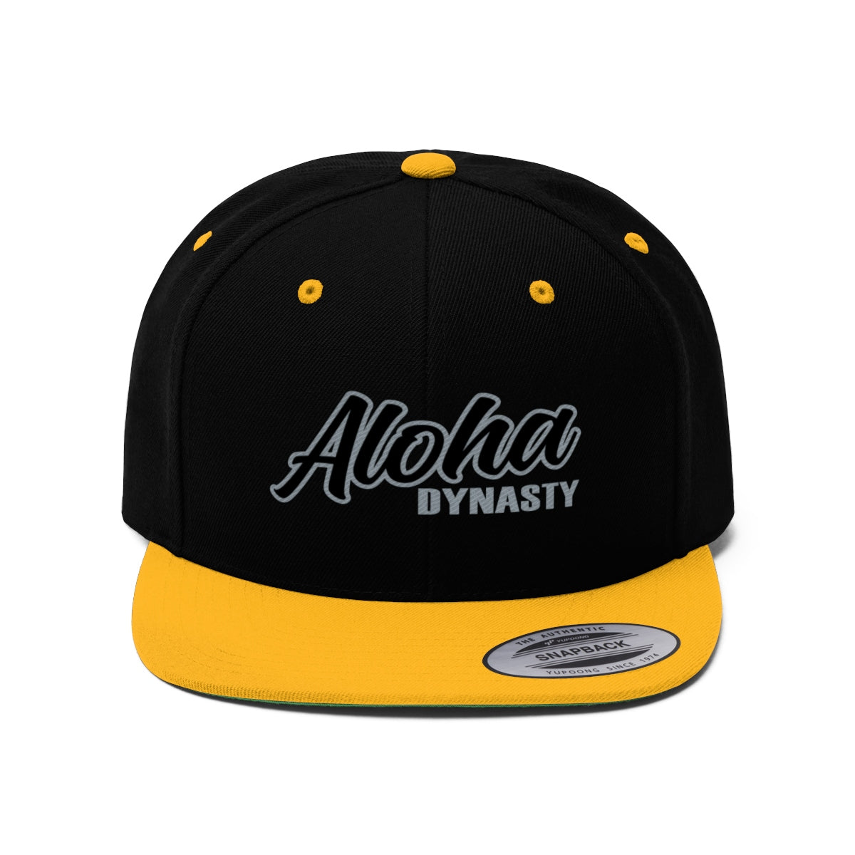 Aloha Dynasty Unisex Flat Bill Hat