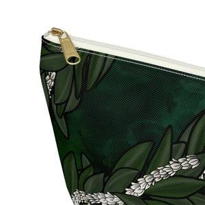 Pikake Maile Lei Accessory Pouch w T-bottom