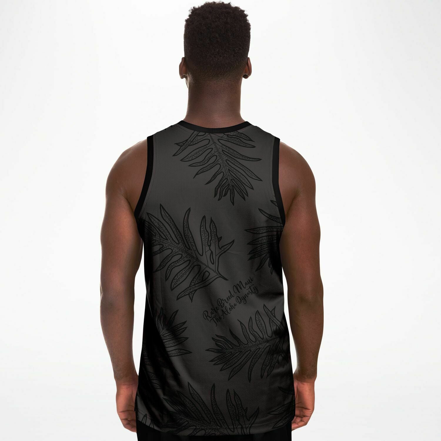 Laua'e Fern Hawaiian Print Basketball Jersey