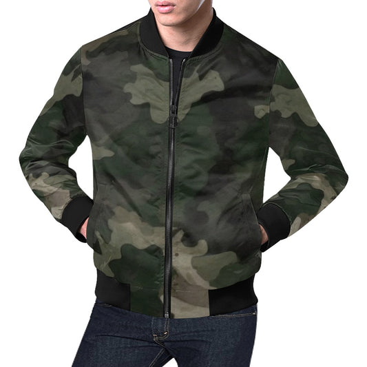 Aloha Dynasty Camouflage Bomber Jacket