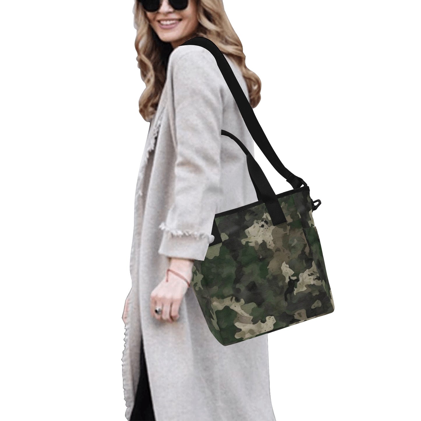 Aloha Dynasty Camouflage Crossbody Tote Bag - The New Neutral