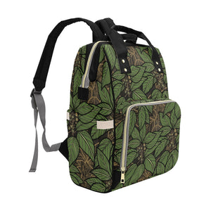 Olona Hawaiian Print Mommy Backpack or Planner Bag - Multi-Function Backpack