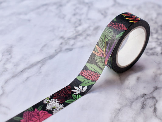 Hawaii Tropical Floral Washi Tape