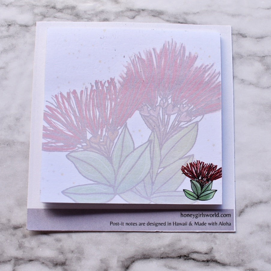 'Ohia Lehua Sticky Notes