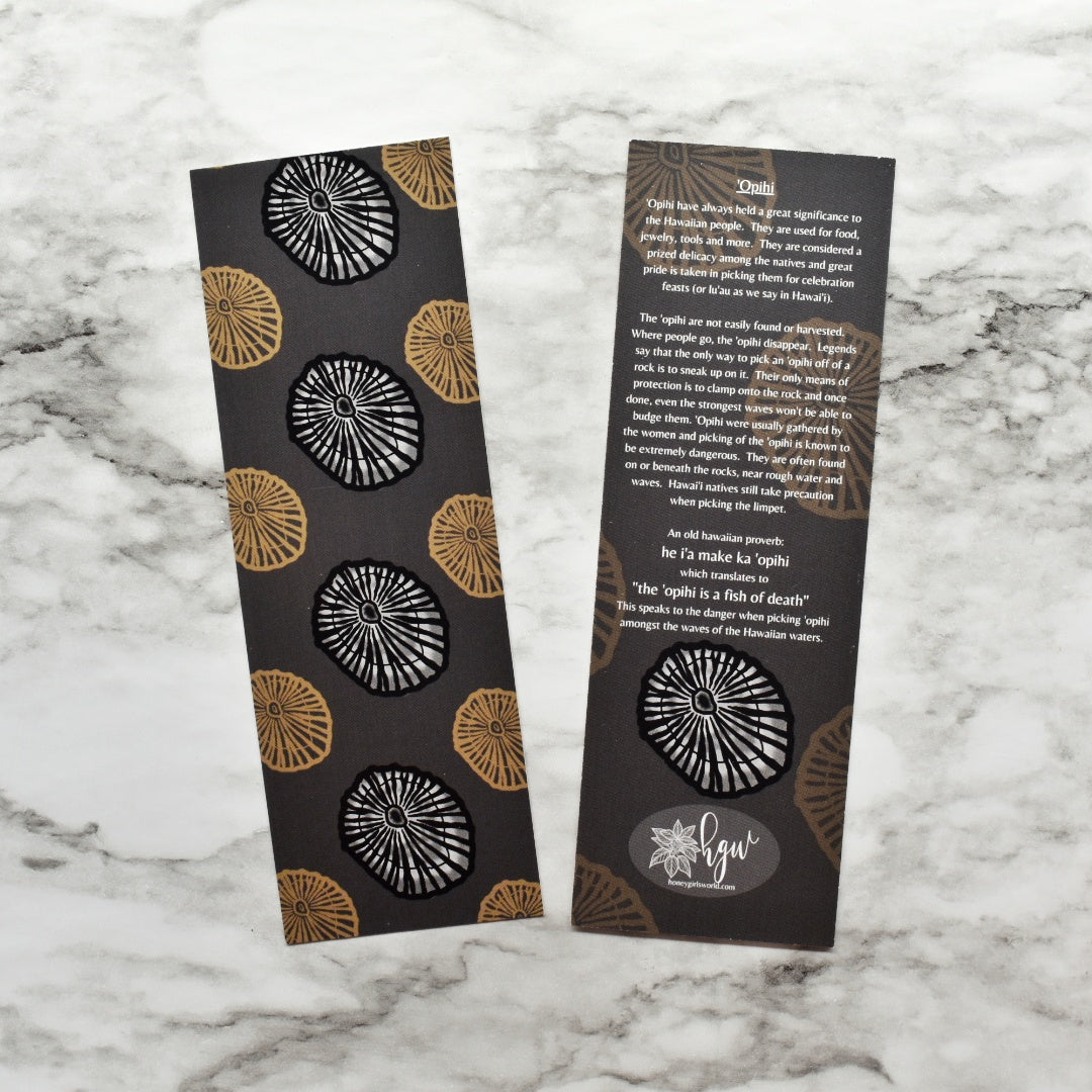 'Opihi Bookmark (double-sided)
