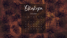 Load image into Gallery viewer, October &#39;Ohia Lehua Desktop Wallpaper - &#39;Okakopa (October) Freebie