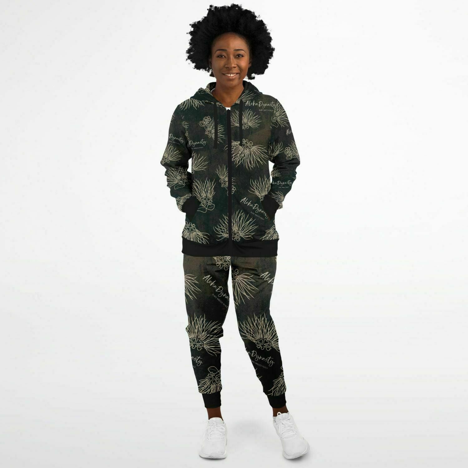 'Ohia Lehua Hawaiian Print Hoodie and Jogger Set
