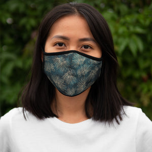'Ohia Lehua Design - Fitted Polyester Face Mask