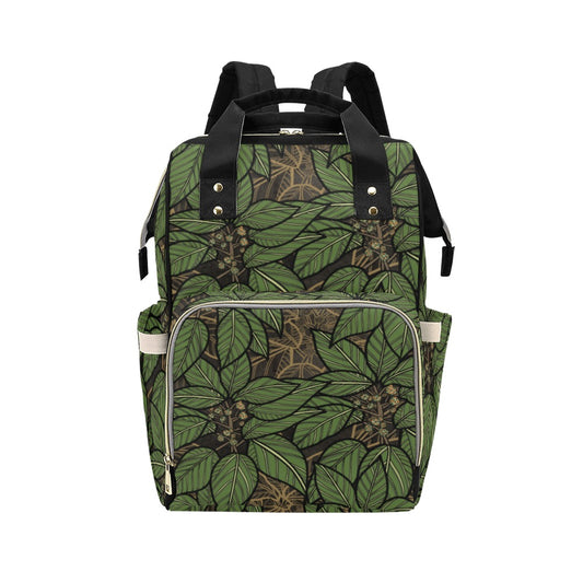 Olona Hawaiian Print Mommy Backpack or Planner Bag - Multi-Function Backpack