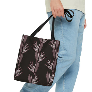 Heliconia Flower Print Tote Bag