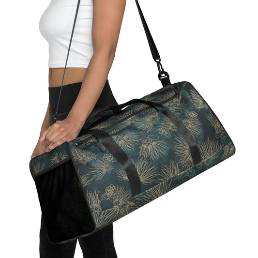 Teal 'Ohia Lehua Duffle bag