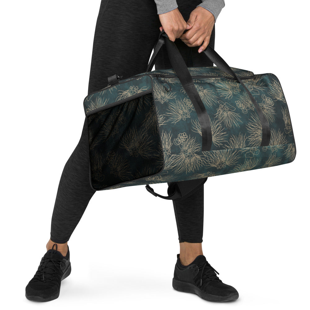 Teal 'Ohia Lehua Duffle bag