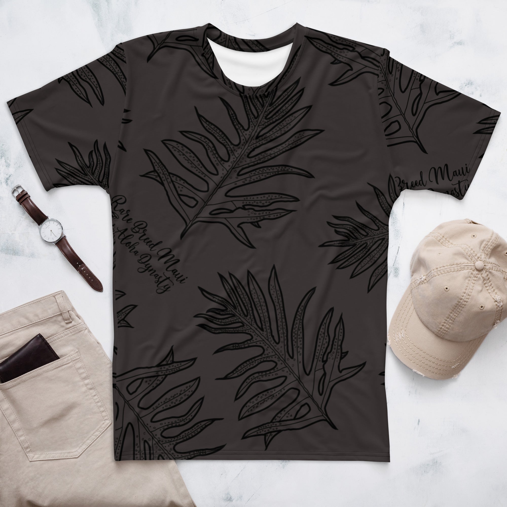 Laua'e Fern Hawaiian Print Crew Neck Shirt