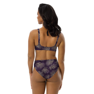 Ohia Lehua Purple High-waisted Bikini