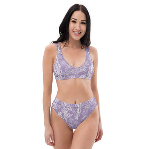 Lavender Tuberose high-waisted bikini