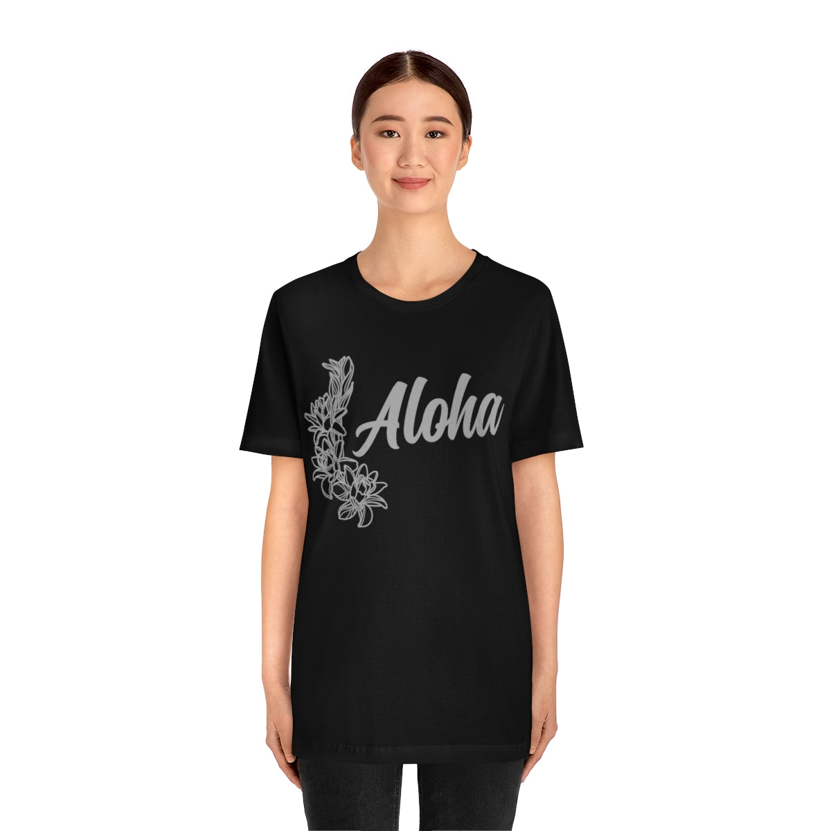 Aloha Tuberose T-Shirt Unisex Jersey Short Sleeve Tee