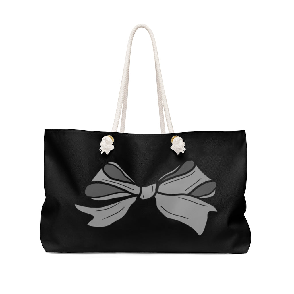 Hand-drawn Bow Design Weekender Bag