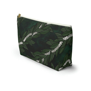 Pikake Maile Lei Accessory Pouch w T-bottom
