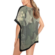 Load image into Gallery viewer, Kukui Nut Hawaiian Print Beach Cover Up (Candle Nut Women&#39;s Beach Cover Up)