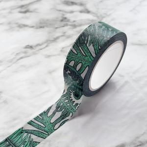 Hawaiian Fern Washi Tape - Use in Planners, Bullet Journal or Crafting