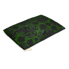 Load image into Gallery viewer, Kalo Taro Green Watercolor Accessory Pouch