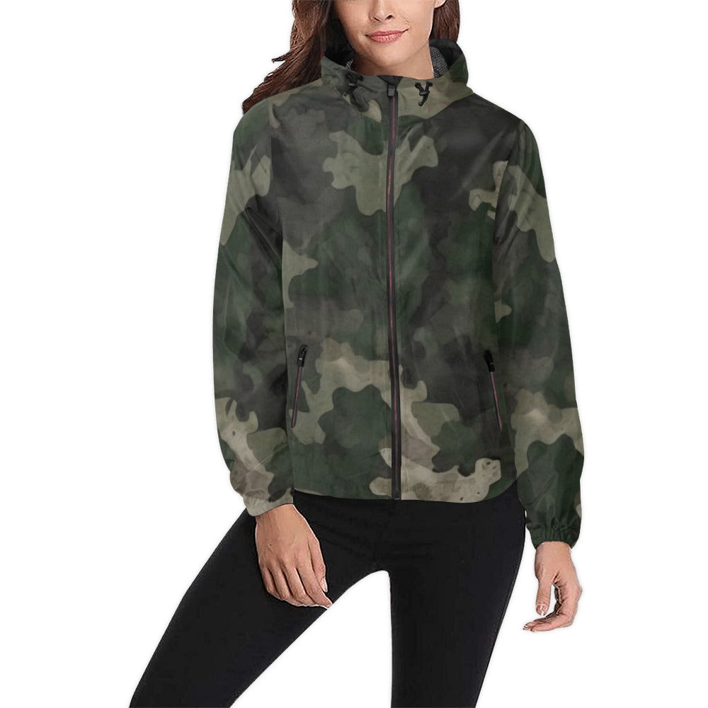 Aloha Dynasty Camouflage Windbreaker Unisex