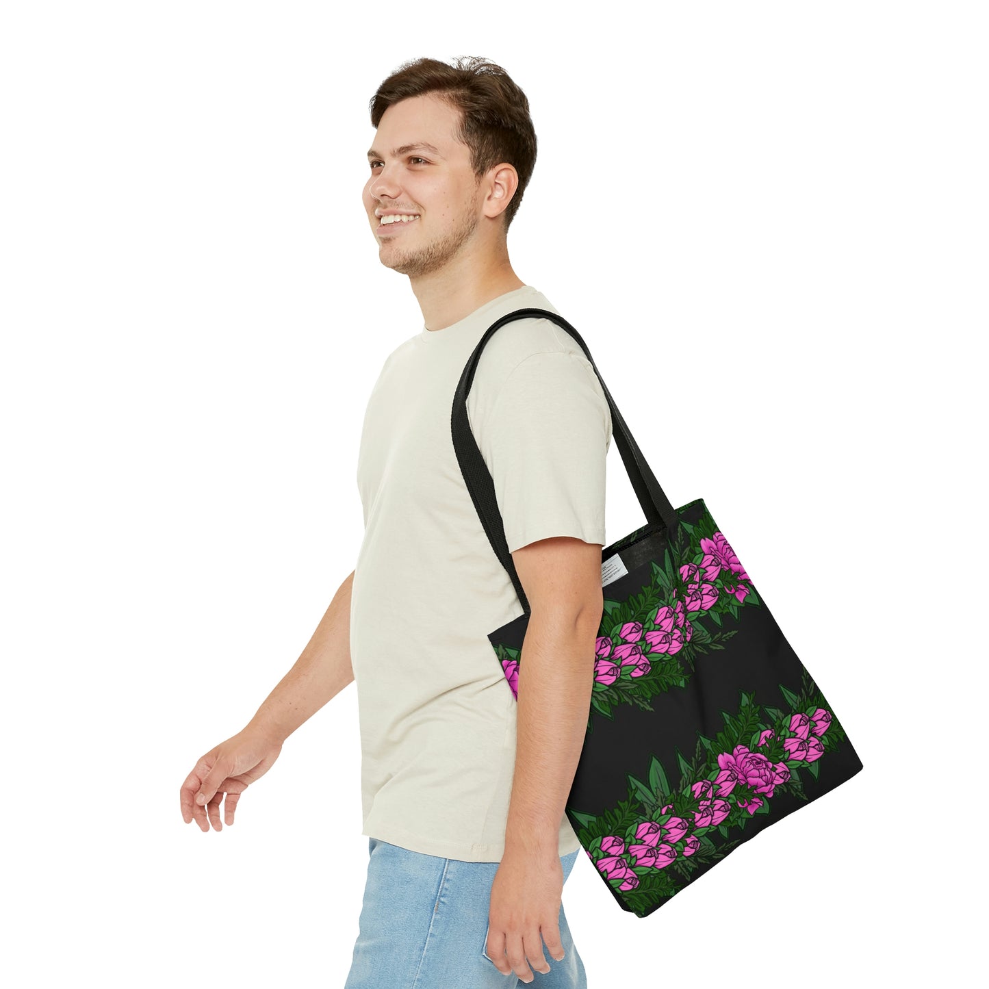 Lokelani Hawaiian Lei Tote Bag