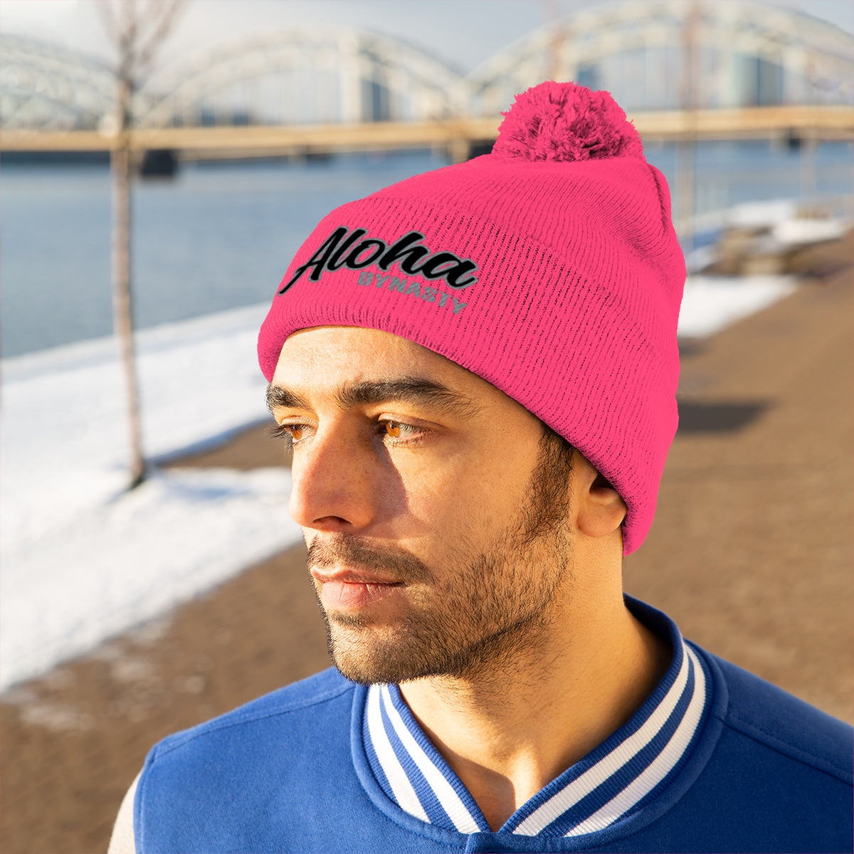 Aloha Dynasty Rare Breed Pom Pom Beanie