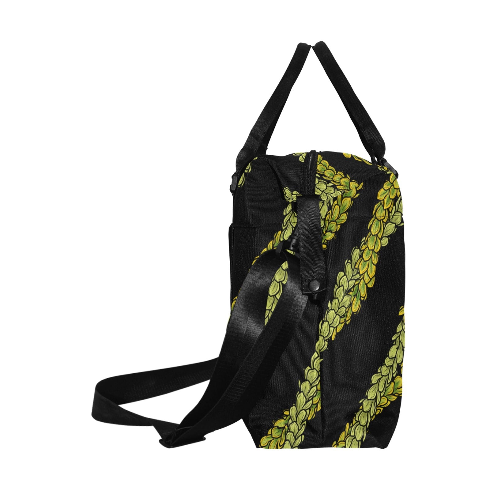 Pakalana Lei Hawaiian Print Design Travel Duffle Bag Large Capacity