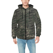 Load image into Gallery viewer, Aloha Dynasty Graffiti Camouflage Padded Hooded Jacket