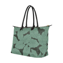 Load image into Gallery viewer, Kalo Taro Hawaiian Print Green Watercolor Single Shoulder Handbag
