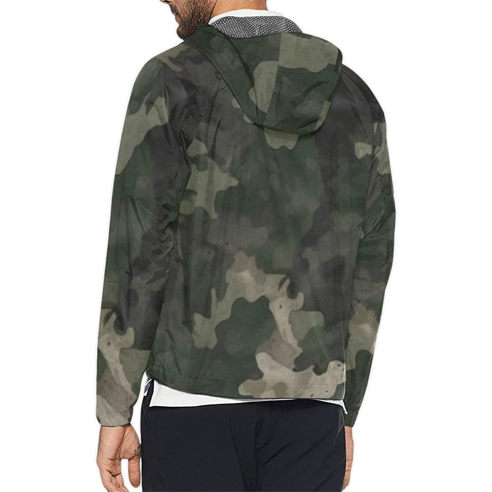 Aloha Dynasty Camouflage Windbreaker Unisex