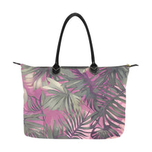 Load image into Gallery viewer, Hawaiian Tropical Print Pink Single Shoulder Handbag