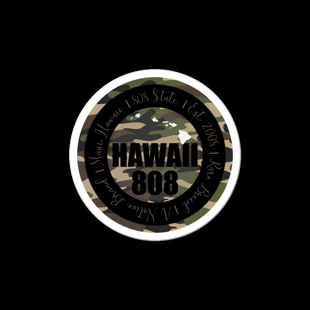 Hawaii 808 Camo Sticker