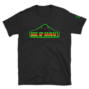 Rise UP Hawaii Short-Sleeve Unisex T-Shirt (Black)
