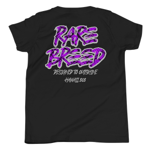 Aloha Dynasty Neon Purple Youth Short Sleeve T-Shirt