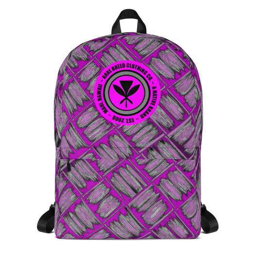 Rare Breed Pink Lauhala Design - Backpack