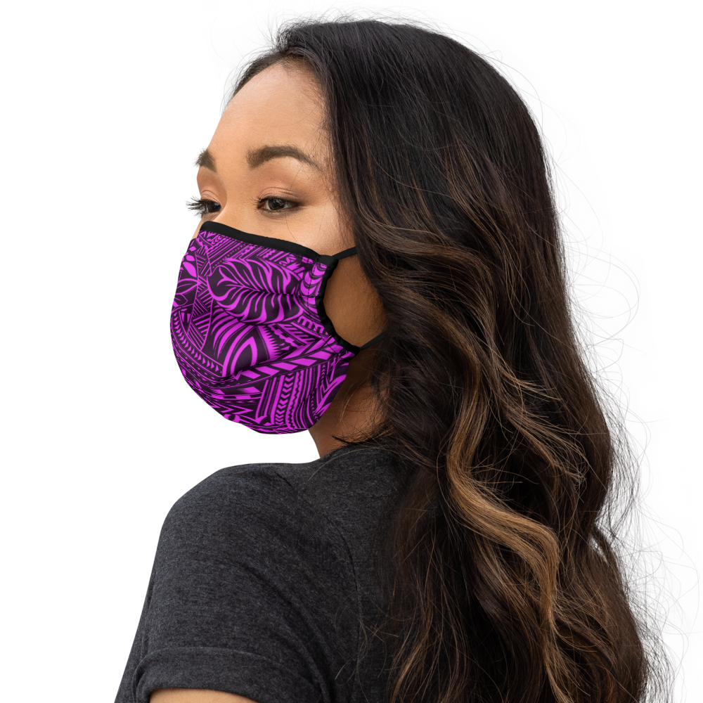 Hot Pink Tribal Design Face mask
