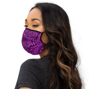 Hot Pink Tribal Design Face mask