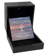 Load image into Gallery viewer, Footprints - Cross Necklace
