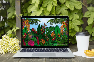 August Freebies (Hawaiian Tropical Florals) Desktop Wallpapers - August 2022 ('Aukake) Freebies